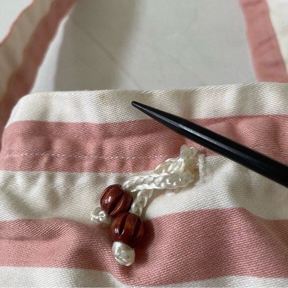 Handmade Quilt Tumbler Carry Case Tumbler Bottle Sling Bag Pink White - Picture 7 of 11